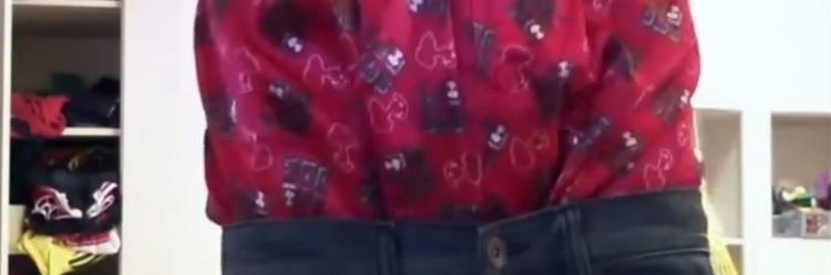 Red silk boxers